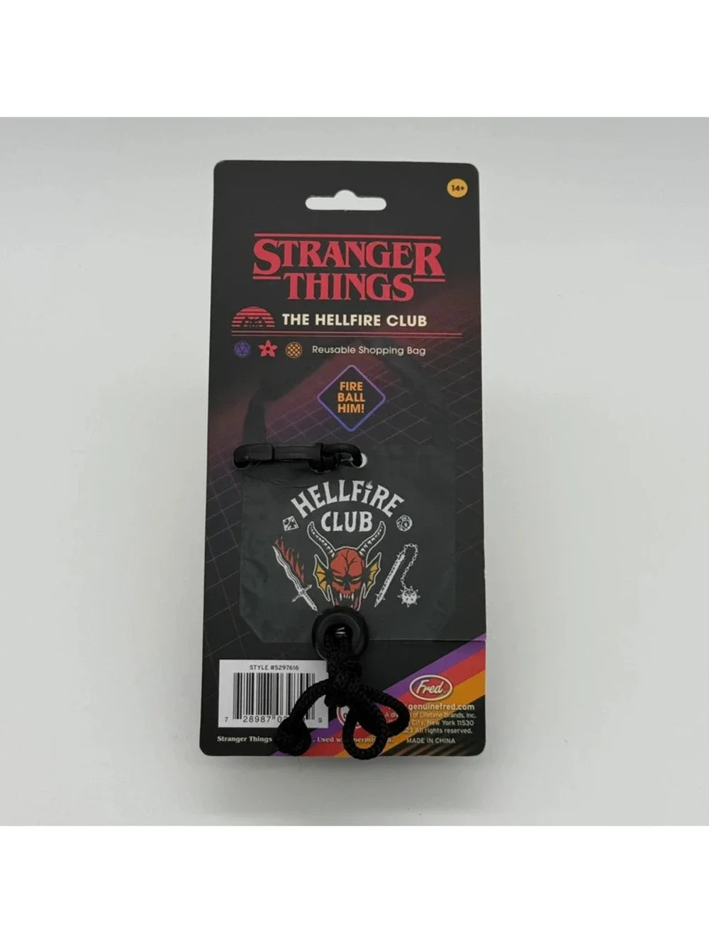 Stranger Things Reusable Tote Bag The Hellfire Club